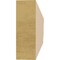 Ekena Millwork 2in. W x 6in. H x 24in. L Newport Woodgrain TimberThane Rafter Tail, Primed Tan RFTUR02X06X24NEWRCPR - alternate 4